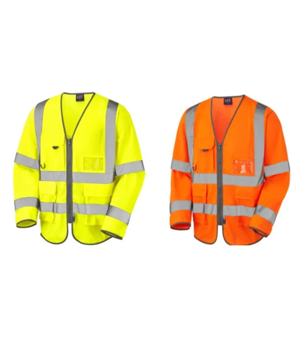 Leo Wrafton ISO 20471 Class 3 Sleeved Superior Waistcoat Yellow/